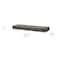 Large Black Rustic Embossed Wood Floating Wall Shelf